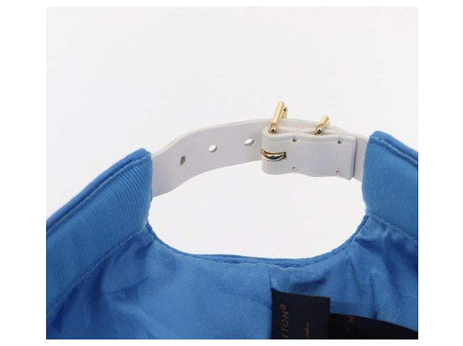 LOUIS VUITTON Cappello Monogram Yayoi Kusama Infinity Dot Blu M7068M Auth 159436SM - vista 22