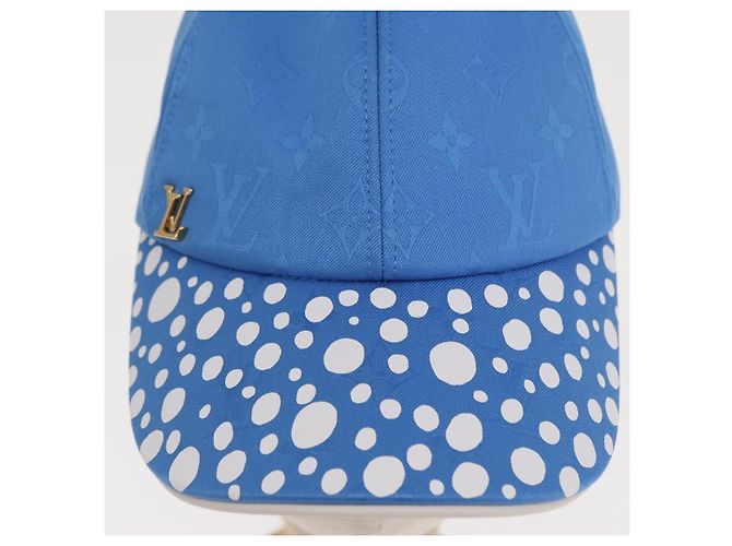 LOUIS VUITTON Cappello Monogram Yayoi Kusama Infinity Dot Blu M7068M Auth 159436SM - vista 6