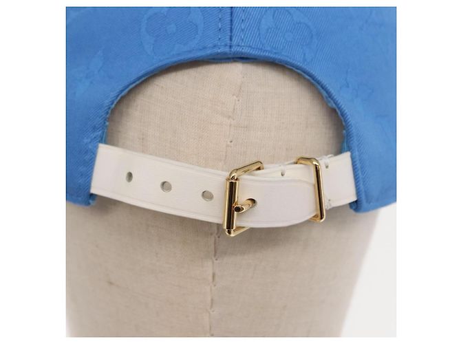 LOUIS VUITTON Cappello Monogram Yayoi Kusama Infinity Dot Blu M7068M Auth 159436SM - vista 8