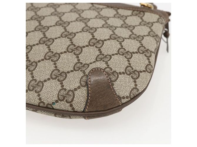 Gucci GG Supreme Web Sherry Line Schultertasche PVC Beige 39 02 026 Auth ka1189 - Ansicht 15