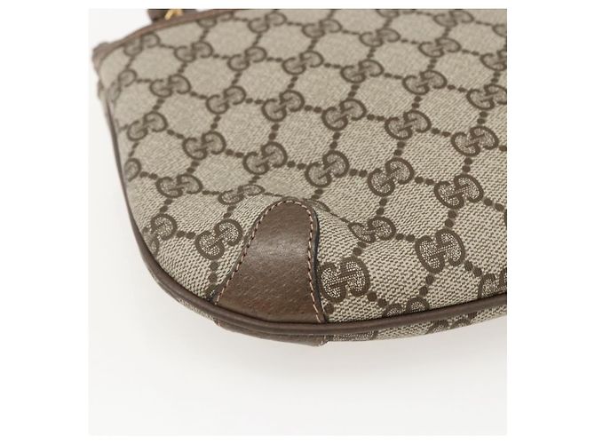 Gucci GG Supreme Web Sherry Line Schultertasche PVC Beige 39 02 026 Auth ka1189 - Ansicht 16