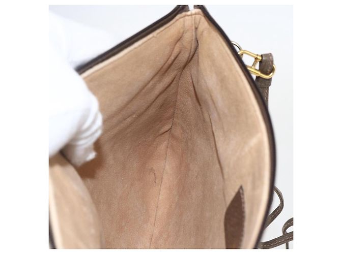 Gucci GG Supreme Web Sherry Line Schultertasche PVC Beige 39 02 026 Auth ka1189 - Ansicht 20