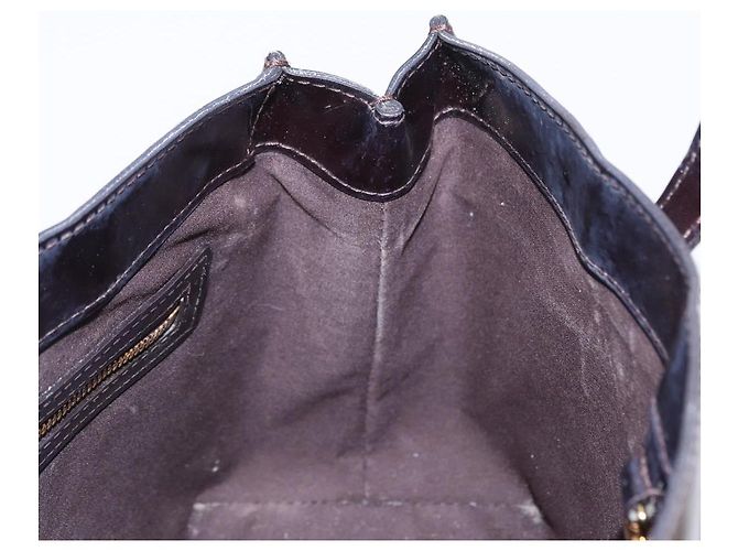 LOUIS VUITTON Borsa Wilshire PM Monogram Vernis Amarante M93641 LV Auth 157742 Bordò - vista 19