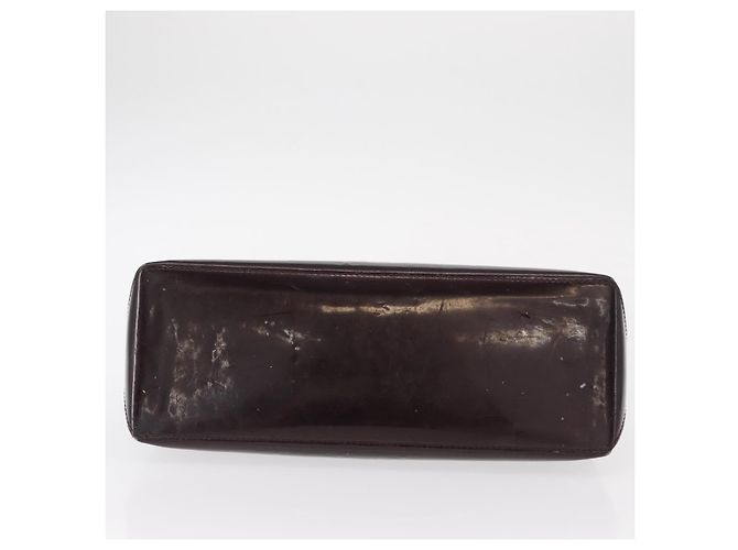LOUIS VUITTON Borsa Wilshire PM Monogram Vernis Amarante M93641 LV Auth 157742 Bordò - vista 5