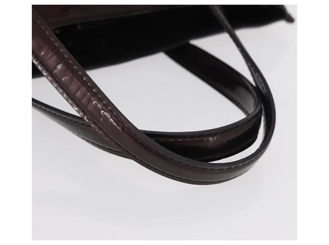 LOUIS VUITTON Borsa Wilshire PM Monogram Vernis Amarante M93641 LV Auth 157742 Bordò - vista 7