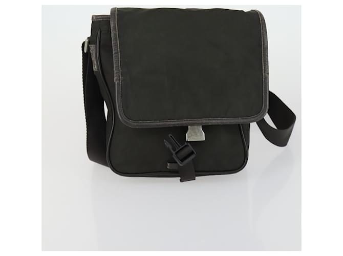 Borsa a Spalla PRADA Nylon 4 Set Beige Khaki Auth 156743 Cachi - vista 14