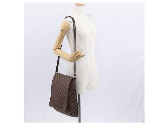 LOUIS VUITTON Borsa a Spalla Musette Damier Ebene N51302 LV Auth ka1013 - vista 23