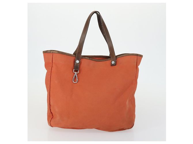 PRADA Borsa a Mano in Tela di Nylon 5 Set Beige Rosso Giallo Auth ti3570 - vista 12