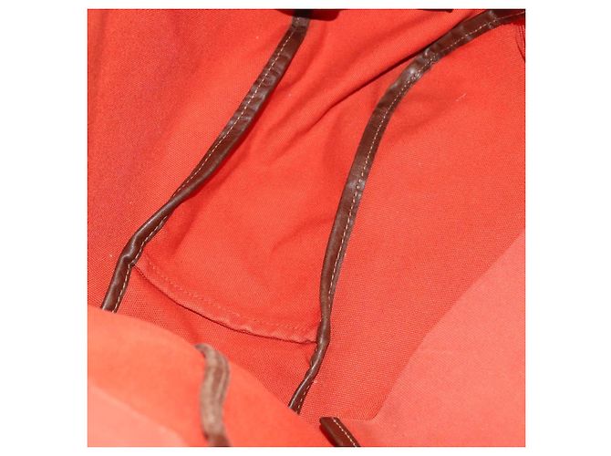 PRADA Borsa a Mano in Tela di Nylon 5 Set Beige Rosso Giallo Auth ti3570 - vista 16