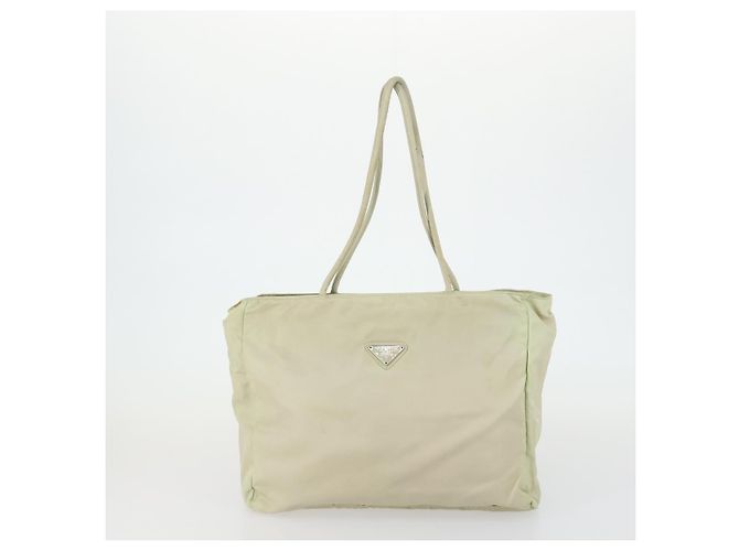 PRADA Borsa a Mano in Tela di Nylon 5 Set Beige Rosso Giallo Auth ti3570 - vista 17
