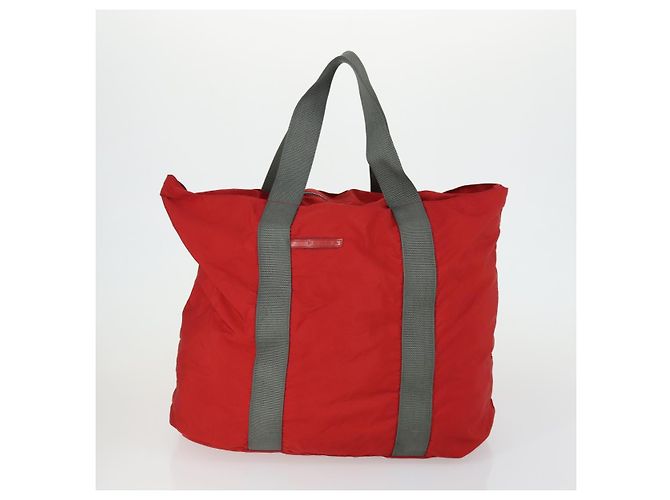 PRADA Borsa a Mano in Tela di Nylon 5 Set Beige Rosso Giallo Auth ti3570 - vista 2