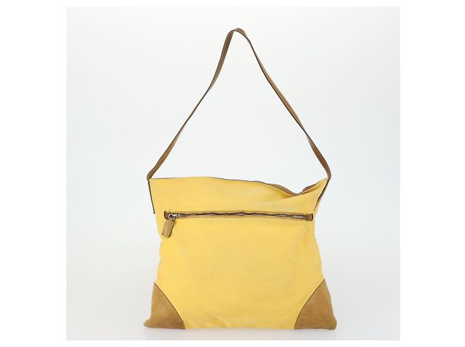 PRADA Borsa a Mano in Tela di Nylon 5 Set Beige Rosso Giallo Auth ti3570 - vista 24