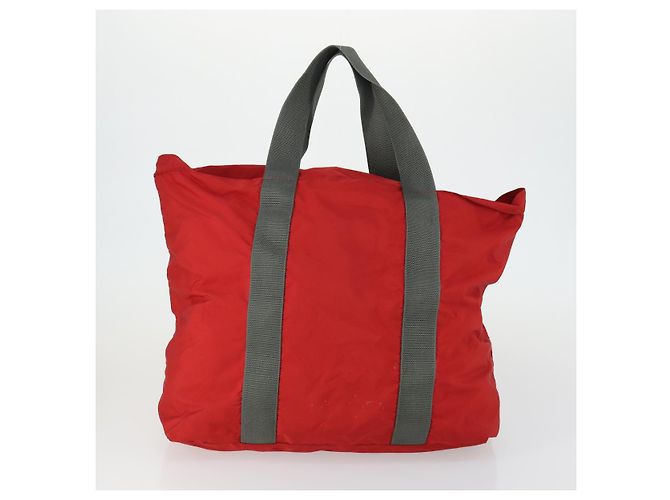 PRADA Borsa a Mano in Tela di Nylon 5 Set Beige Rosso Giallo Auth ti3570 - vista 3