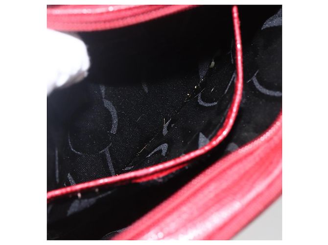 Borsa a Spalla Salvatore Ferragamo Vala in Pelle Rossa Dorata Auth 158148 Rosso D'oro - vista 20