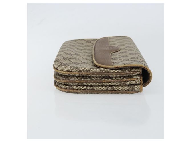 GUCCI GG Supreme Clutch Bag PVC Beige Oro 004 106 0024 Auth 160587 - vista 3
