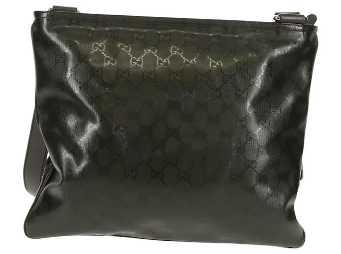 Borsa a Spalla GUCCI GG Implementation Khaki Argento 201446 Auth am10159 Cachi - vista 2