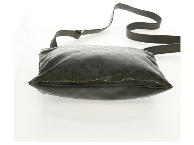 Borsa a Spalla GUCCI GG Implementation Khaki Argento 201446 Auth am10159 Cachi - vista 5