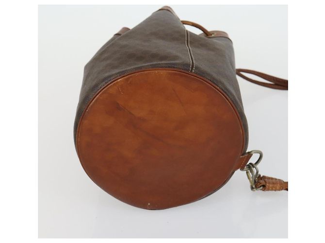 Céline Borsa a Spalla in Tela Macadam CELINE in Pelle PVC 3 Pezzi Rosso Marrone Auth fm4983 - vista 22