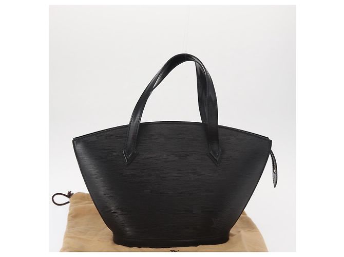 LOUIS VUITTON Borsa a Mano Epi Saint Jacques Nera M52272 LV Auth bs32028 Nero - vista 12