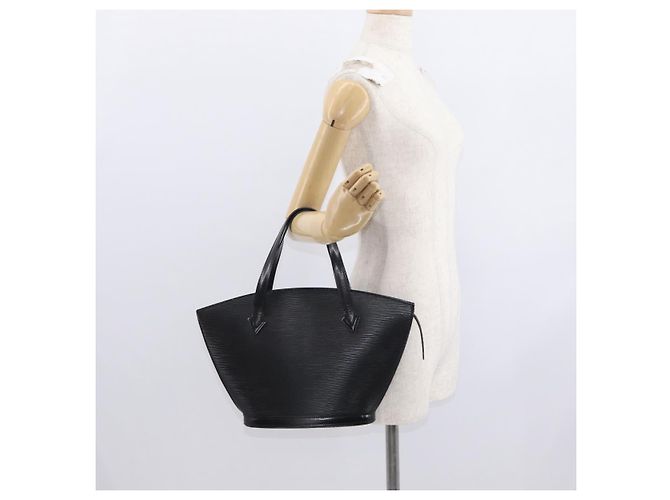 LOUIS VUITTON Borsa a Mano Epi Saint Jacques Nera M52272 LV Auth bs32028 Nero - vista 22