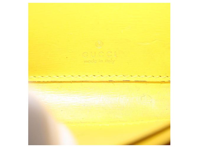 Monedero de lona GG Gucci Amarillo Oro 790037 Auth 158182 - vista 17