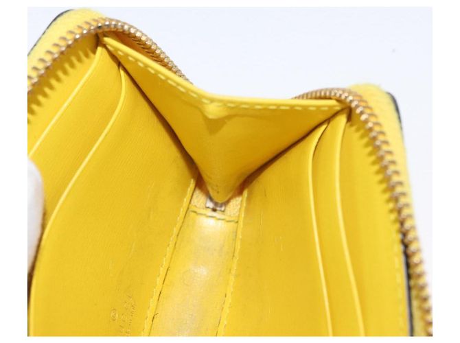 Monedero de lona GG Gucci Amarillo Oro 790037 Auth 158182 - vista 18