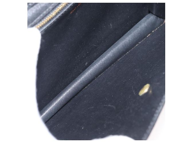 LOUIS VUITTON Clutch Montaigne 27 Epi Nero M52652 LV Auth BA9119 - vista 10