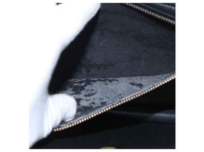 LOUIS VUITTON Clutch Montaigne 27 Epi Nero M52652 LV Auth BA9119 - vista 11