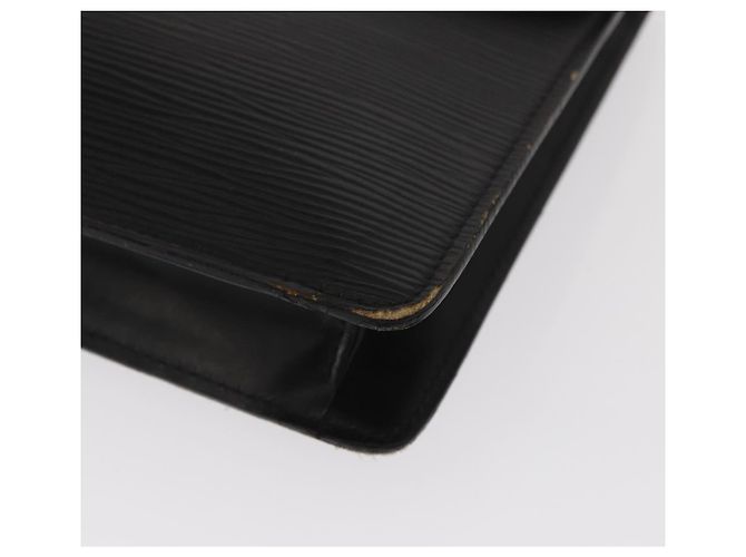 LOUIS VUITTON Clutch Montaigne 27 Epi Nero M52652 LV Auth BA9119 - vista 14