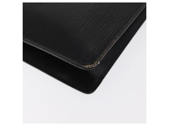 LOUIS VUITTON Clutch Montaigne 27 Epi Nero M52652 LV Auth BA9119 - vista 15