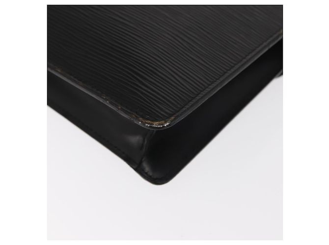 LOUIS VUITTON Clutch Montaigne 27 Epi Nero M52652 LV Auth BA9119 - vista 16