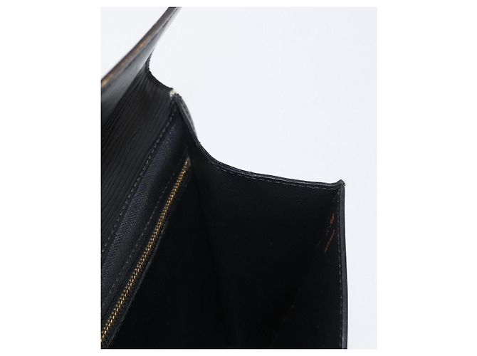 LOUIS VUITTON Clutch Montaigne 27 Epi Nero M52652 LV Auth BA9119 - vista 18
