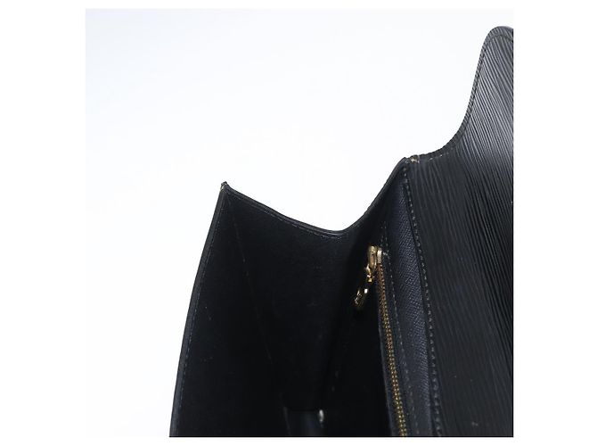 LOUIS VUITTON Clutch Montaigne 27 Epi Nero M52652 LV Auth BA9119 - vista 19