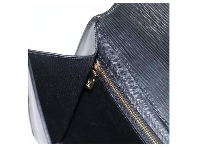 LOUIS VUITTON Clutch Montaigne 27 Epi Nero M52652 LV Auth BA9119 - vista 20