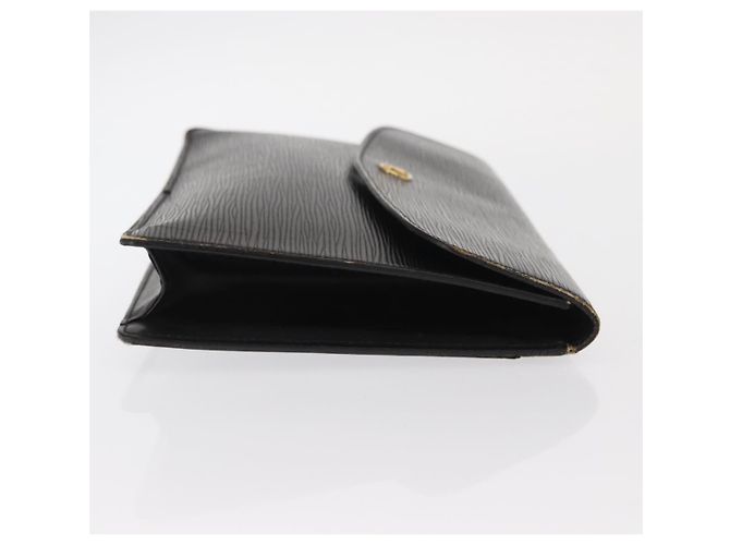 LOUIS VUITTON Clutch Montaigne 27 Epi Nero M52652 LV Auth BA9119 - vista 3