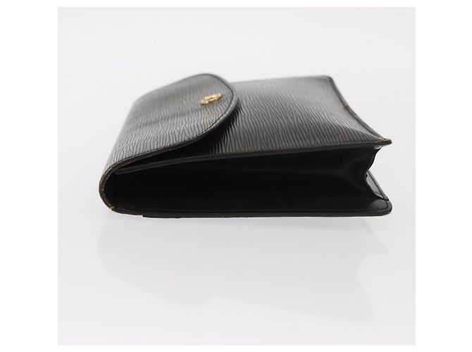 LOUIS VUITTON Clutch Montaigne 27 Epi Nero M52652 LV Auth BA9119 - vista 4