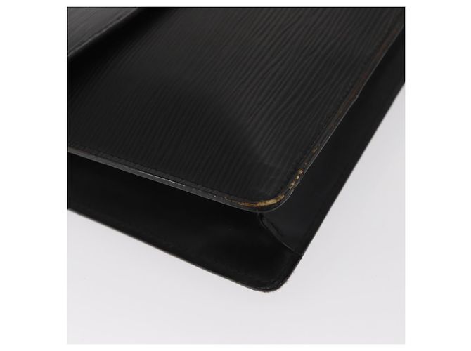 LOUIS VUITTON Clutch Montaigne 27 Epi Nero M52652 LV Auth BA9119 - vista 7