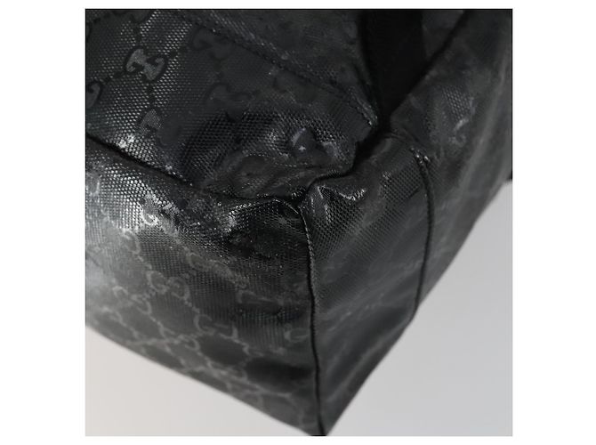 GUCCI GG Implementation Web Sherry Line Rucksack Schwarz Silber 347984 Auth ka1009 - Ansicht 18