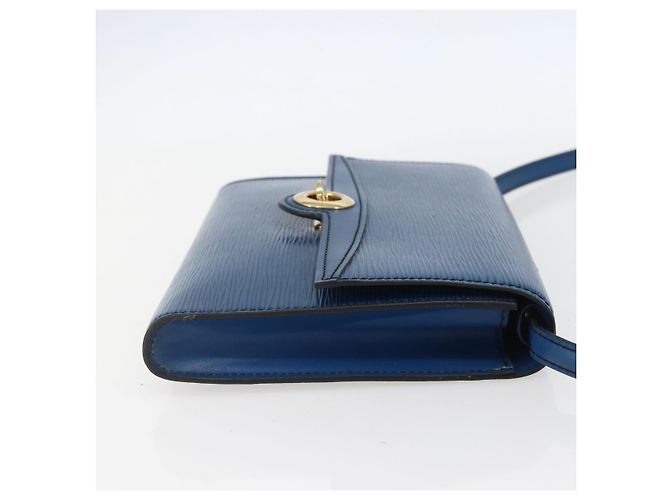LOUIS VUITTON Epi Pochette Arche Shoulder Bag Blue M52575 LV Auth ar13863 - view 4