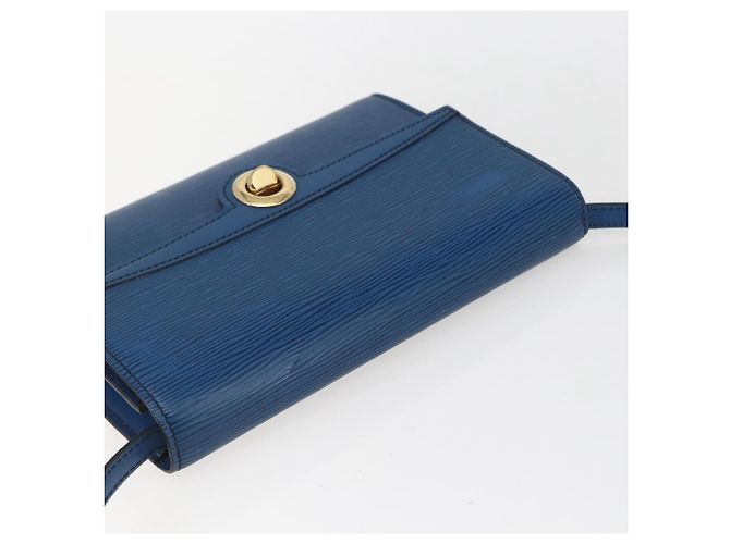 LOUIS VUITTON Epi Pochette Arche Shoulder Bag Blue M52575 LV Auth ar13863 - view 6