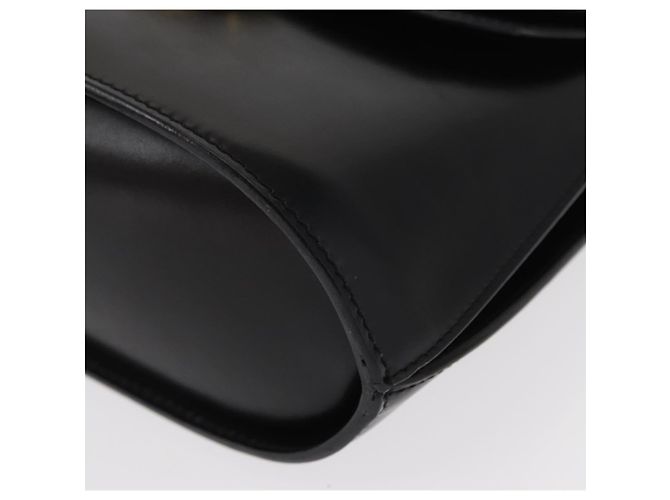 Céline Borsa Medallion in pelle nera e oro Auth 160819 Nero D'oro - vista 15