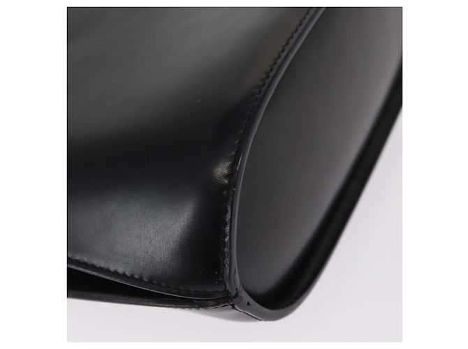 Céline Borsa Medallion in pelle nera e oro Auth 160819 Nero D'oro - vista 16