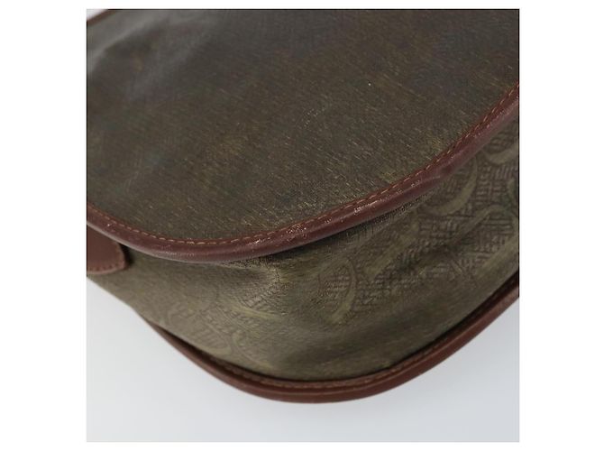 Sac à épaule GUCCI en toile marron doré 001 23 1036 Auth bs32044 - vue 14