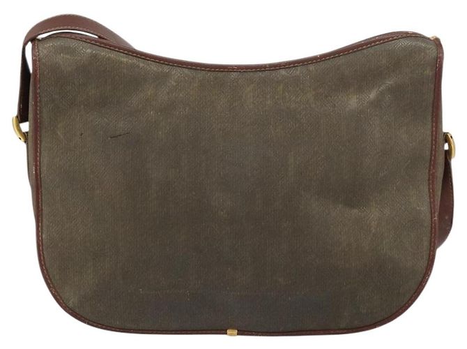 Sac à épaule GUCCI en toile marron doré 001 23 1036 Auth bs32044 - vue 2