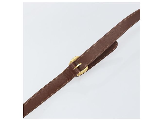 Sac à épaule GUCCI en toile marron doré 001 23 1036 Auth bs32044 - vue 8