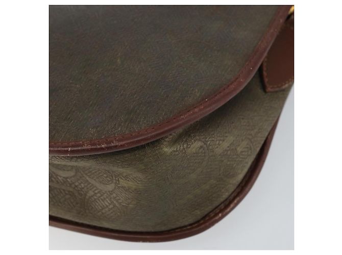 Sac à épaule GUCCI en toile marron doré 001 23 1036 Auth bs32044 - vue 9