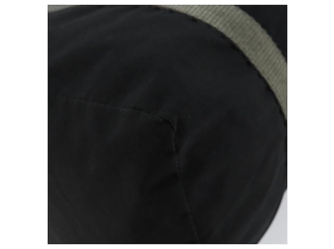 PRADA Borsa sportiva in nylon nera e argento Auth am10157 Nero - vista 16