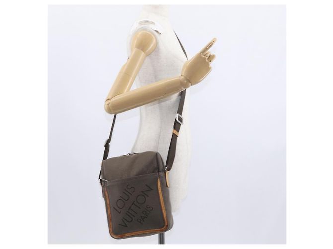 LOUIS VUITTON Damier Geant Sitadan MM Schultertasche Braun M93040 LV Auth BA9025 - Ansicht 23