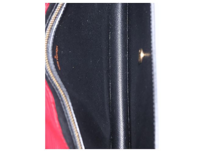 LOUIS VUITTON Clutch Epi Montaigne 27 Rosso M52657 LV Auth 157734 - vista 10