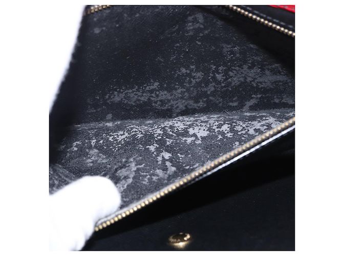 LOUIS VUITTON Clutch Epi Montaigne 27 Rosso M52657 LV Auth 157734 - vista 11